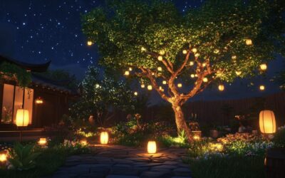 Comment éclairer un arbre du jardin : les secrets d’une ambiance nocturne enchantée