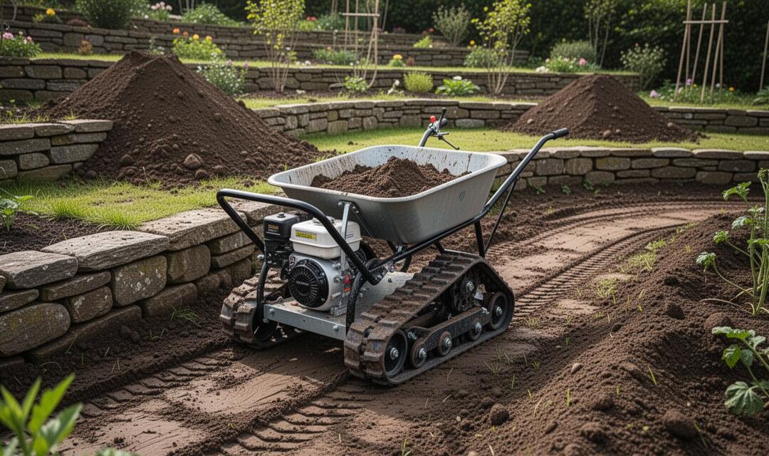 Pourquoi choisir une brouette à chenilles pour vos travaux lourds